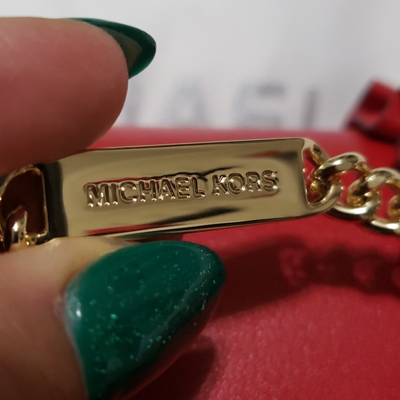 MICHAEL KORS JADE MD GUSSET BAG - Picture 3 of 13